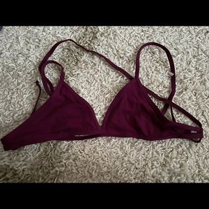 Jolyn Swimsuit Top in Cabernet
